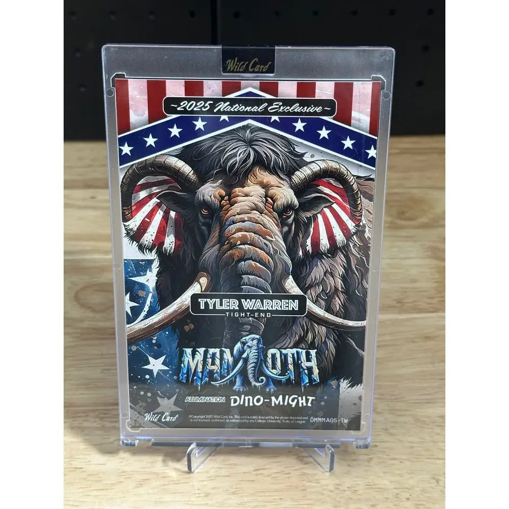 2025 Wild Card Alumination Mammoth Tyler Warren 1 Of 1